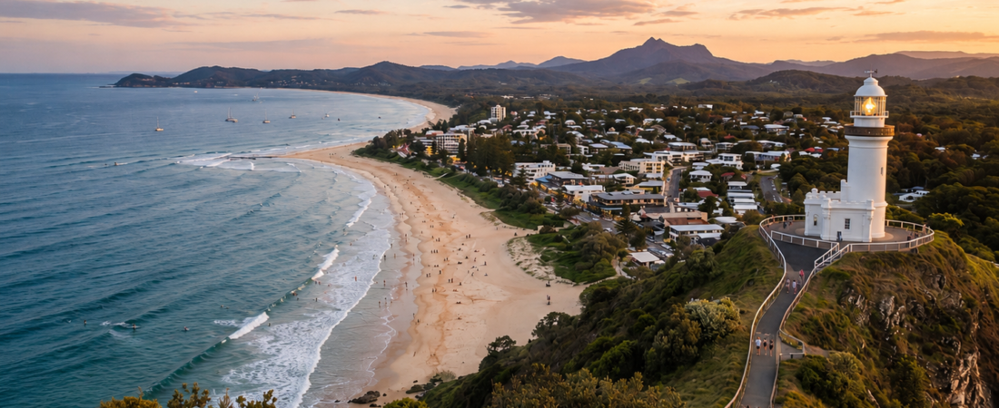 Vivir en Byron Bay: estilo de vida, alquileres y oportunidades para extranjeros
